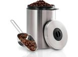 Lattina Di Caffè In Acciaio Inox Da 1 Kg Con Misurino Per Il Caffè