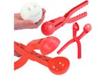 Creatore Di Palle Di Neve - Stampo Per Palle Di Neve, Pezzo Singolo, Rosso