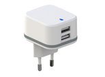 LadegerÄT Compact Mit 2 USB-ANSCHLÜSSEN - 5 V - 3,4 A Max. ( 2,4 + 1 A ) - 17 W Max.