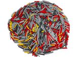Lego® Technic Traverse Miste Nuovo! Quantità 250X - Ogni Mix Assemblato Singolarmente