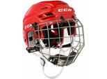 Casco Ccm Tacks 210 Combo Sr, Rosso, Senior, M, 55-60Cm