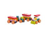 Treno In Legno Cubika Con Tre Carrozze