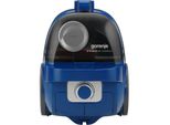 Gorenje | VCEA01GACBUCY | Aspirapolvere | Senza Sacco | Potenza 800 W | Capacità Polvere 2,2 L | Blu