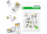 Spina Rj45 Cat 6 Ugreen 50961, Confezione Da 10 Pezzi (Trasparente)