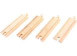 Bigjigs Rail Medium Binari Dritti 16 Cm 4 Pz