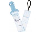 Canpolbabies Canpol Babies Nastro Su Ciuccio Con Clip Bonjour Paris Blu