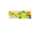 Ravensburger 03122 Bambini Animali In Giardino 03660 - Puzzle In Legno A Contorno Da 5 Pezzi