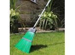 Siena Garden Scopa Telescopica, 90-130 Cm In Plastica, Verde