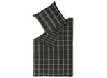 Musterring Biancheria Da Letto Per Tutte Le Stagioni Square Black 155 X 220 Cm