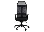 Sedia Da Ufficio Ergonomica Girevole Ryder, Braccioli Regolabili, Poggiatesta, Seduta Scorrevole (Avanti-Indietro), Nero