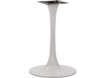 Base In Metallo Per Tavolo SH-9108, Per Ufficio, Hotel, Ristorante, Diametro 49 Cm, Altezza 72,5 Cm, Bianco