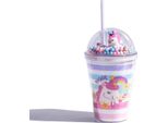 380 Ml Tazza Con Cannuccia Tazza Di Plastica Creativa Tazza D'acqua Per Bambini Tazza Di Plastica Estiva A Prova Di Perdite, Arcobaleno