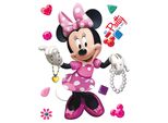 Tatuaggio Da Parete Disney Minnie Mouse Rosa - 600185 - 65 X 85 Cm