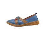 Gemini Scarpe Da Donna Slip-On Blu Numero 40