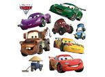 Tatuaggio Da Parete Disney Cars Verde, Giallo E Rosso - 600220 - 30 X 30 Cm