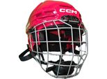 Ccm Tacks 70 Casco Combo Junior, Colore: Rosso, Osfa