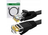 Ugreen Nw102 Cavo Piatto Ethernet Rj45, Cat.6, Utp, 3M (Nero)