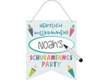 Striscione Back To School 25X30Cm