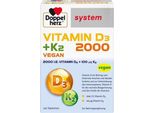 Doppelherz Vitamina D3 2000+K2 Compresse Di Sistema, 120 Capsule