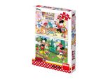 Puzzle Dino Working Minnie 2X77 Pezzi