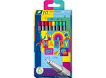 Staedtler Fineliner Triplus Happy Confezione Da 10 Pezzi