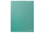 Cartella Angolare Colour'breeze A4 In Cartone Verde