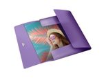 Esselte Colour Breeze Cartella In Pp A4 Con 3 Lembi Viola Viola Taglia Unica