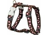 Pettorina Per Cani Red Dingo Style Sports Pink Dots 37-61 Cm