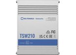 Teltonika TSW210 Switch Di Rete Non Gestito Gigabit Ethernet (10/100/1000) Alluminio
