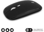 Subblim SUBMO-DFLAT20 Mouse Ambidestro Rf Wireless Bluetooth Usb Type-A Ottico 1600 Dpi Nero