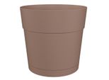 Artevasi© Capri Fioriera Taupe Con Riserva D'acqua 30 Cm - Plastica