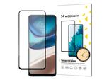 Wozinsky Super Tough Full Glue Vetro Temperato A Schermo Intero Con Telaio Amichevole Motorola Moto G42 Nero