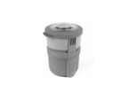 Contenitore Per Yogurt 2 In 1 Con Posate Ed Elastico Grigio / Amuse