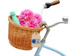 Creative Home Cestino Da Bicicletta In Vimini | Naturale Salice 36 X 29 X 23Cm | Cestino Intrecciato A Mano | Cestino Anteriore Da Montare Con Cinghie