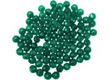 Perline Di Vetro - Tipo "Sfaccettato"" - 140 Pezzi - 4 Mm - Turchese Scuro"