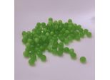 Perle Di Vetro - Tipo "Sfaccettato"" - 140 Pezzi - 4 Mm - Verde Opaco"