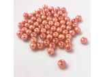 Perle Di Vetro - Tipo "Rotondo"" - 12 G - 2 Mm - Oro Rosa Chiaro 2"
