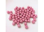 Perline Di Vetro - Tipo Tondo - 20G - 8 Mm - Rosa