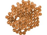 Perle Di Vetro - Tipo "Sfaccettato"" - 100 Pezzi - 8 Mm - Oro Rosa Scuro"