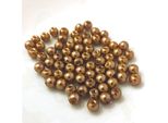 Perline Di Vetro - Tipo "Rotondo"" - 20G - 4 Mm - Oro"