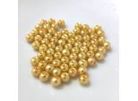 Perline Di Vetro - Tipo "Rotondo"" - 20G - 6 Mm - Giallo"