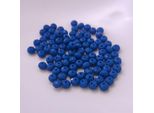 Perle Di Vetro - Tipo "Sfaccettato"" - 100 Pezzi - 8 Mm - Blu Opaco"