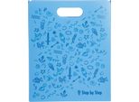 Step By Step Scatola Per Quaderni Folder Box With Carrying Handle Blau Blu