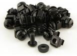 50 Pack Of Black M6 Cage Nuts Schrauben 19""