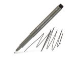 Faber-Castell 167273 FABER-CASTELL Penna A Inchiostro Pitt Penna Per Artisti, Grigio Caldo Iv