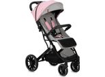 Momi Estelle Dakar Passeggino Fino A 22 Kg - Leggero, Zanzariera, Sacco A Pelo E Parapioggia - Rosa