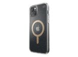 Speck Presidio Perfect-Clear Glitter Magsafe Microban Apple Iphone 14 Plus / 15 Plus (Clear / Gold Glitter)