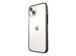 Speck Presidio Perfect-Clear Impact Geometry Microban Apple Iphone 14 Plus / 15 Plus (Trasparente / Nero)