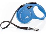 Flexi - Guinzaglio Retrattile Per Cani "New Classic"", Nastro, L TL5380 (8 M) (Blu)"