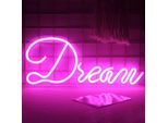 Luce Led Neon, Applique Decorativa, Rosa Dream, Circa 42 X 18 X 2 Cm